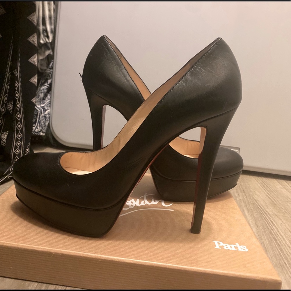 Christian louboutin Black Bianca pump